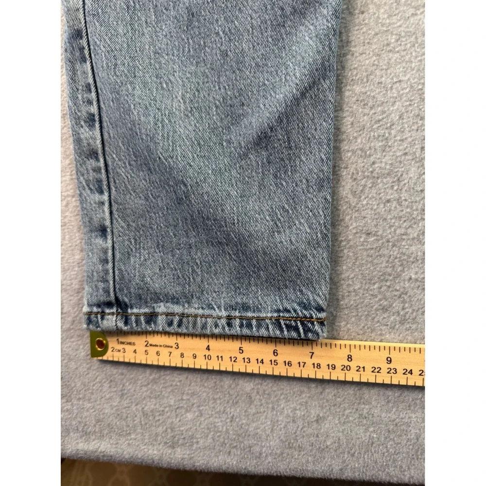 Levis 502 Taper Mens Jeans Light Wash Blue Denim 38x32 29507-0370